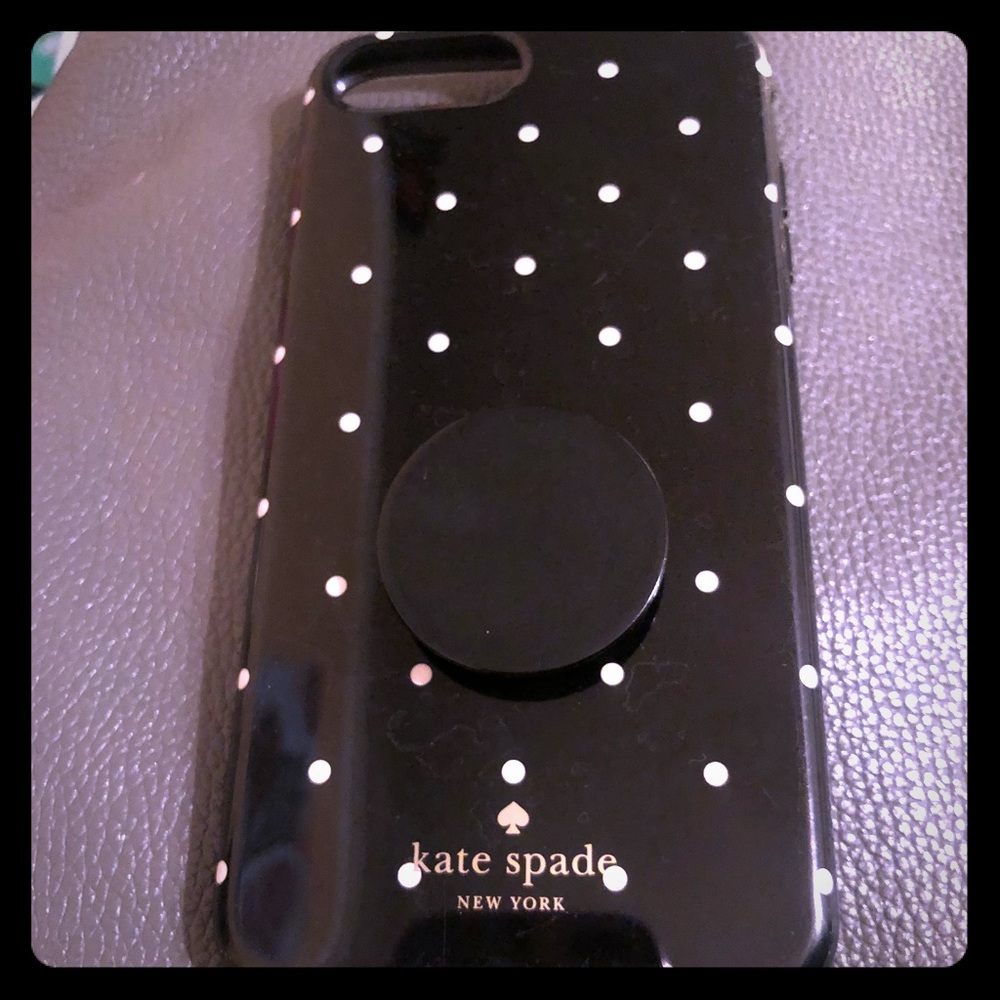Kate Spade iPhone 8 Plus case w/pop socket